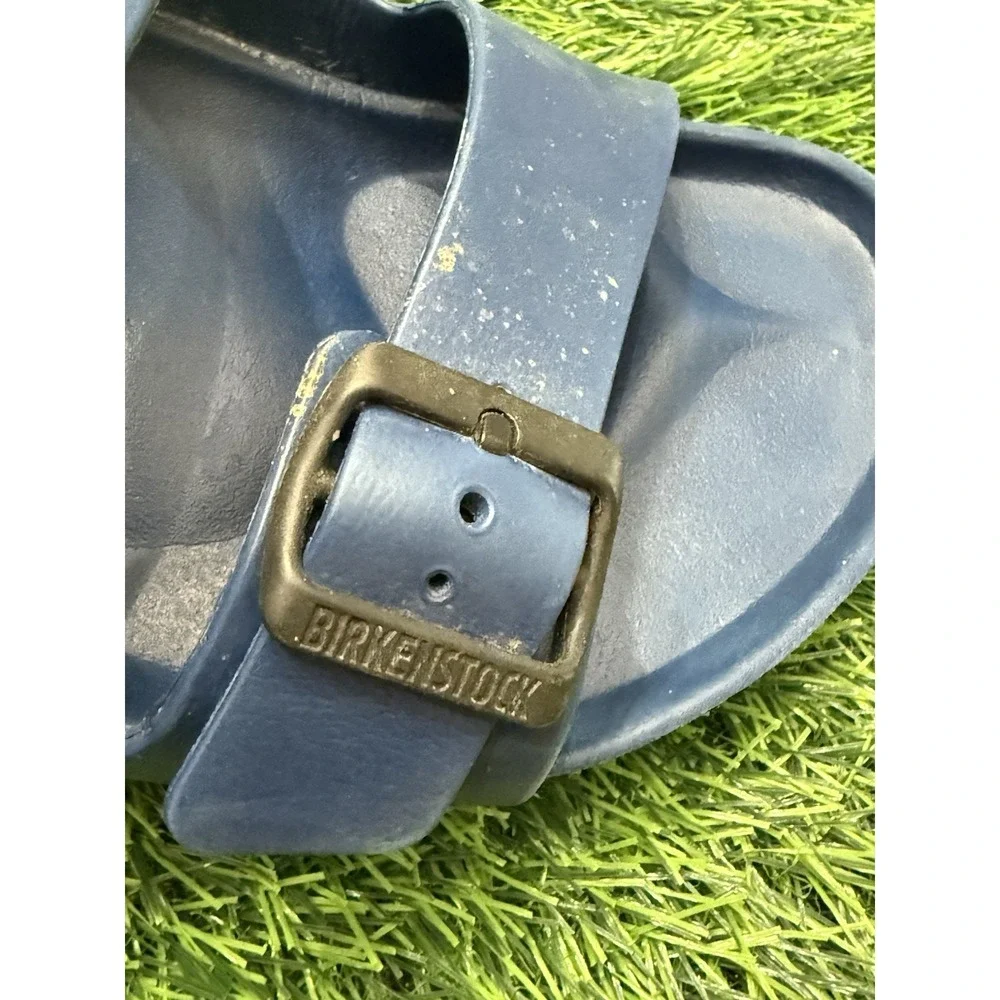 Birkenstock Arizona Essentials EVA Slides Strap Sandals Navy 41 Women's 10 Men 8